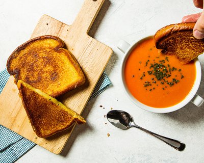Hero Classic Grilled Cheese Tomato Soup Recipe 400