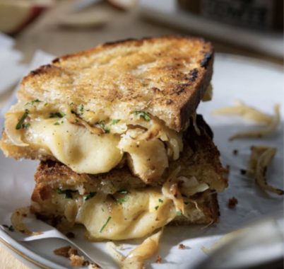 26 Grilled Cheese With Apple