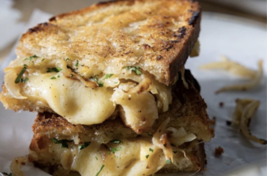 26 Grilled Cheese With Apple