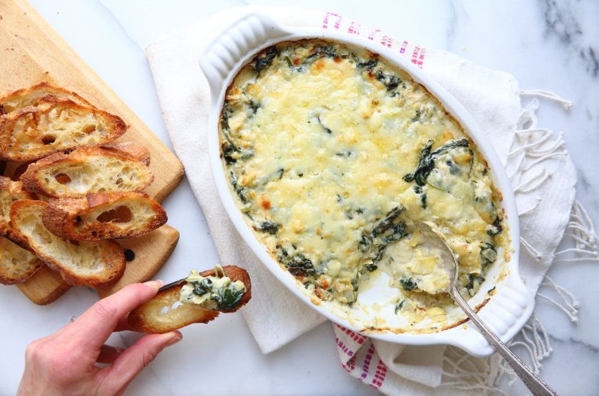 Spinach And Artichoke Dip With Comte Sm