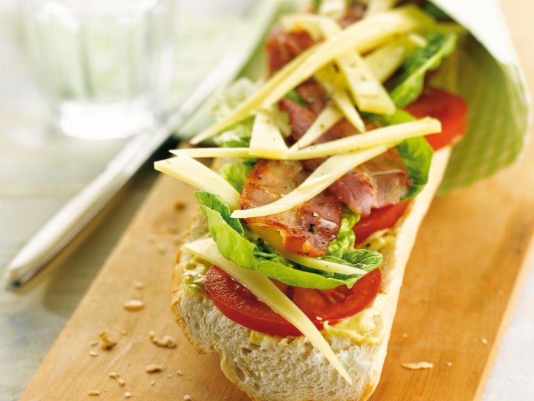 Bacon, Lettuce, Tomato Tartine Tartine Blt Version Comte Cigc Luk Thys Sm