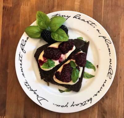 20 Photo Pumpernickel Toast With Blackberries 10 Sm