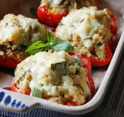 Stuffed Peppers with Comte & Couscous