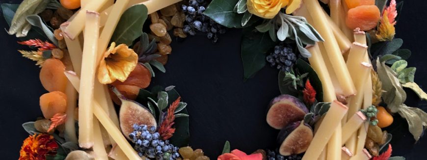 20 Photo Fall Wreath Sm